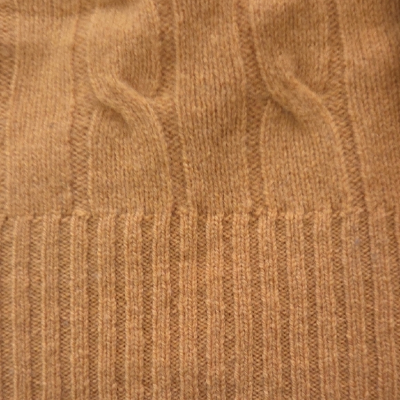 Brooks Brothers Men's Crewneck Sweater in Warm Mustard - Picture 7 of 8